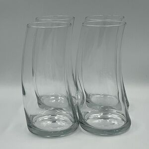 Libbey Bravura Clear Drinking Glasses-Set of 4